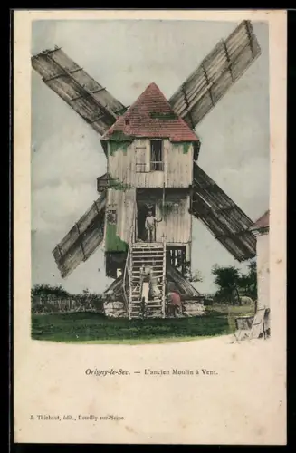 AK Origny-le-Sec, L`ancien Moulin à Vent