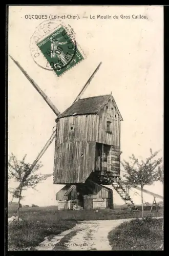 AK Oucques /Loir-et-Cher, Le Moulin du Gros Caillou