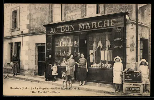 AK Rouziers /I.-&-L., Le Magasin Au Bon Marche