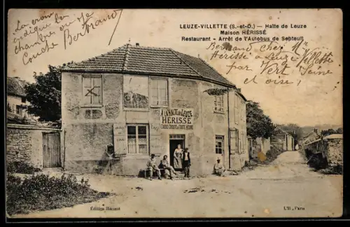 AK Villette, Leuze, Halte de Leuze