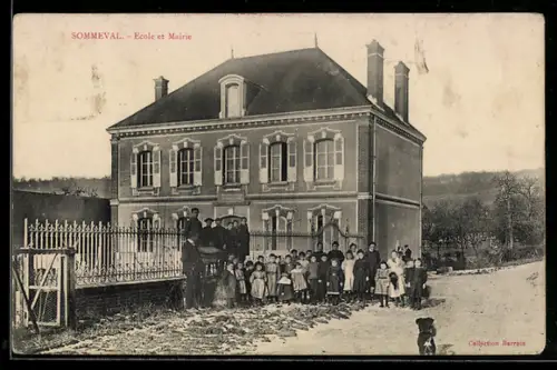 AK Sommeval, Ecole et Mairie