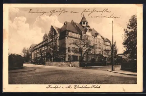AK Frankfurt-Nordend, Elisabethen-Schule, Vogtstrasse 35