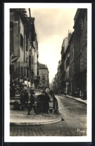 AK Marseille, Eglise St. Theodore et rue des Dominicaines