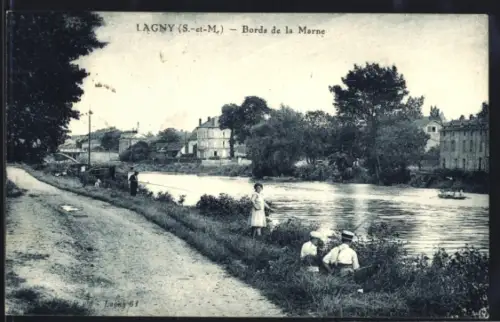 AK Lagny /S.-et-M., Bords de la Marne