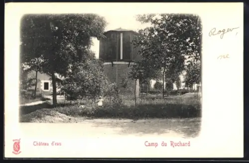 AK Villaines-les-Rochers, Camp du Ruchard, Château d`eau