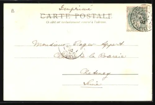 AK Villaines-les-Rochers, Camp du Ruchard, Château d`eau