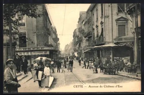 AK Cette, Avenue du Château d`Eau