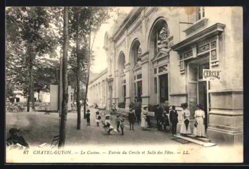 AK Le Mont Dore, le Casino, Entrée du Cercle et Salle des Fêtes