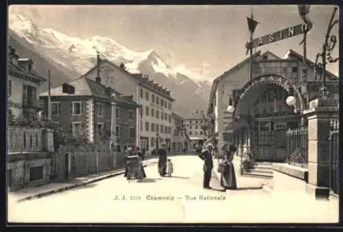 AK Chamonix, Rue Nationale et Casino Kursaal