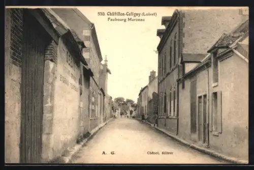 AK Châtillon-Coligny /Loiret, Faubourg Marceau