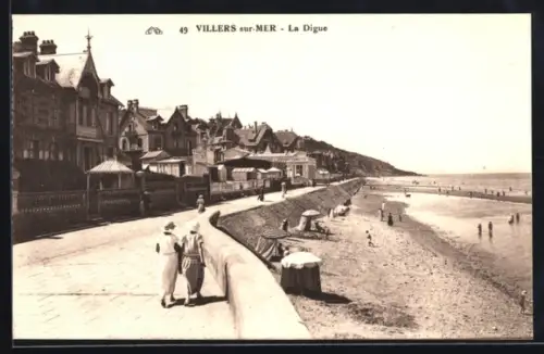 AK Villers-sur-Mer, La Digue
