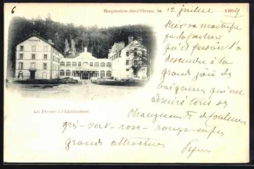 AK Bagnoles-de-l`Orne, Les Thermes à l`Etablissement