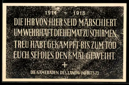 AK Hannover, Weihe der Gedenktafel für die Gefallenen des L. I. R. 73 1939, Schule an der Friesenstrasse