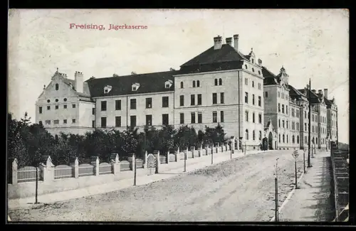 AK Freising, Strasse an der Jägerkaserne