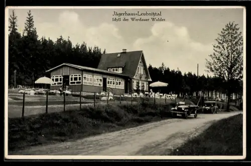 AK Leubnitz / Werdau, Gasthaus Jägerhaus Leubnitztal
