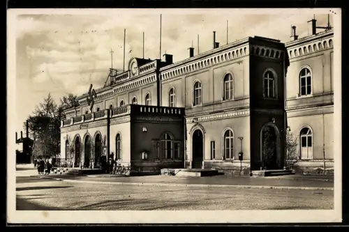 AK Crimmitschau, Partie am Bahnhof