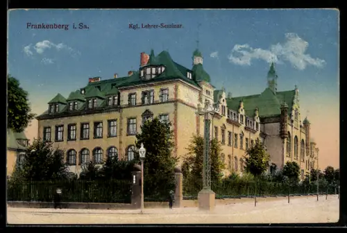 AK Frankenberg i. Sa., Königliches Lehrer-Seminar