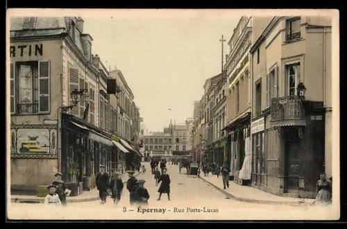 AK Épernay, Rue Porte-Lucas