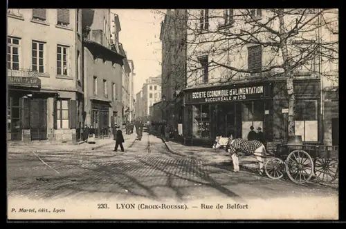 AK Lyon /Croix-Rousse, Rue de Belfort, Societé Economique d`Alimentation
