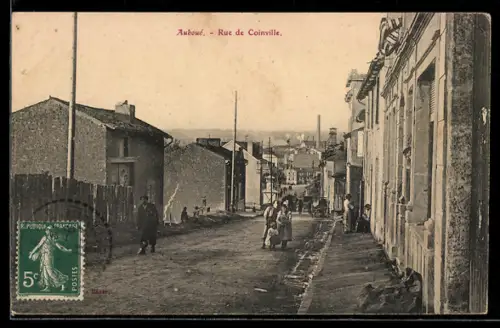 AK Auboué, Rue de Coinville