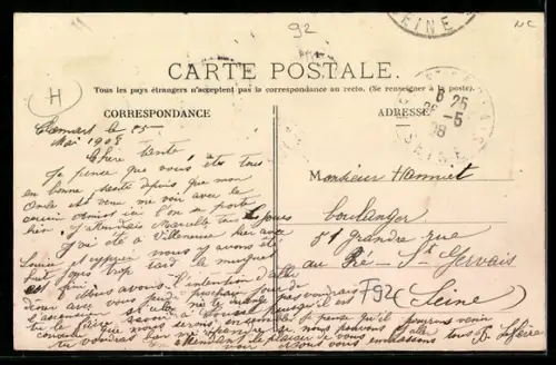 AK Clamart, Rue du Moulin-de-Pierre