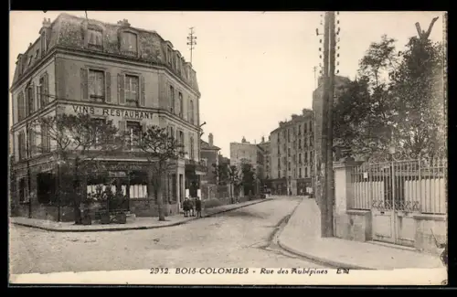 AK Bois-Colombes, Rue des Aubépines, Vins-Restaurant