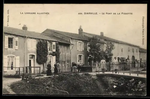 AK Diarville /Lorraine, Le Pont de la Pissotte