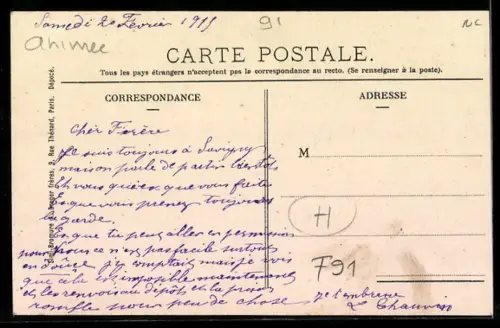 AK Savigny-s /Orge, Grande-Rue