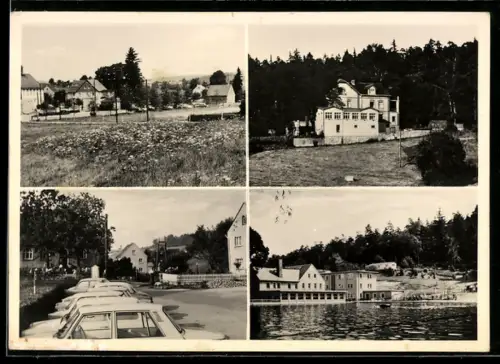 AK Hetzdorf /Freiberg, Verschiedene Ortsansichten, Villa