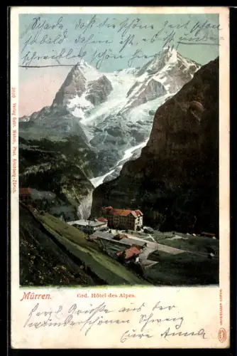 AK Mürren, Grand Hôtel des Alpes
