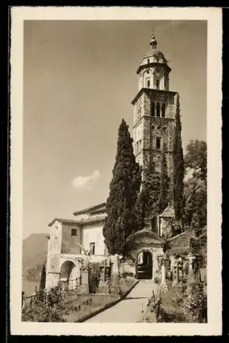 AK Morcote /Lago di Lugano, Friedhof