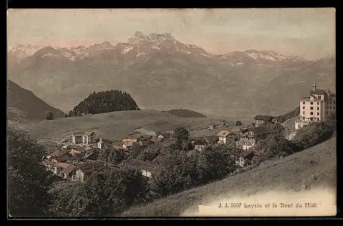 AK Leysin, Panorama et la Dent du Midi