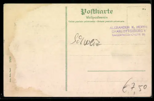 AK Rorschach, Inneres der Pfarrkirche St. Columbankirche