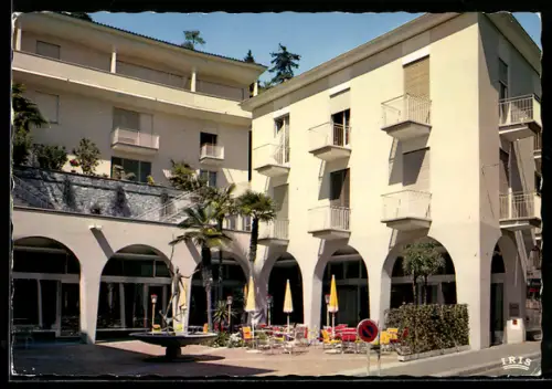 AK Ascona /Laggo Maggiore, La Piazzetta Ambrosoli