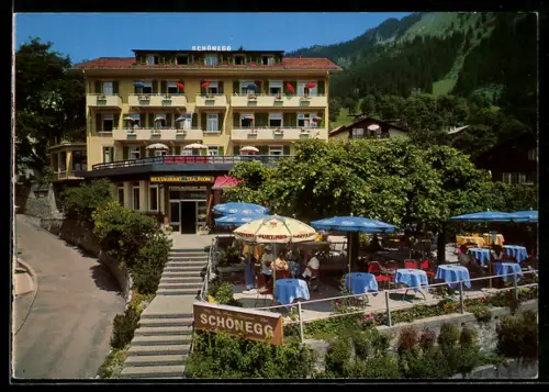 AK Wengen, Hotel Schönegg E. u. V. Hofmann-Stirnemann