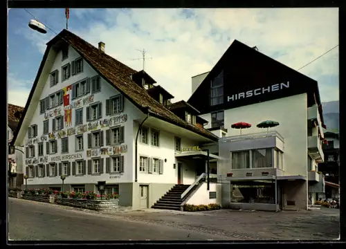 AK Küssnacht am Rigi, Hotel Hirschen J. Ehrler-Andreas