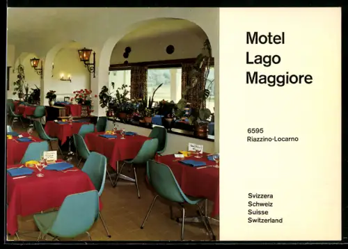 AK Riazzino-Locarno, Motel Lago Maggiore, Innenansicht