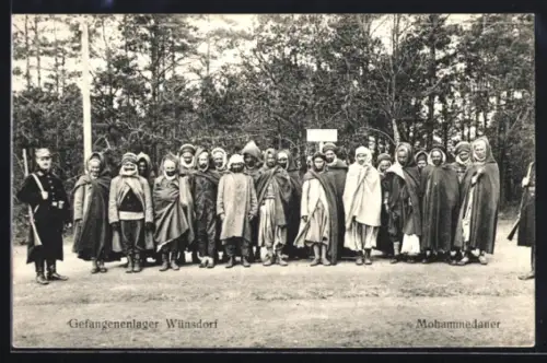 AK Wünsdorf, Gefangenenlager, Mohammedaner, Kriegshilfe