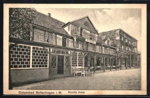 AK Boltenhagen i. M., Roloffs Hotel