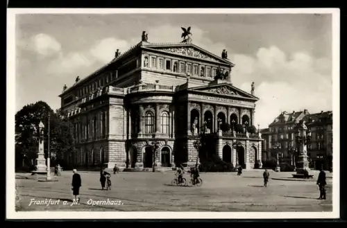 AK Frankfurt a. M., Das Opernhaus