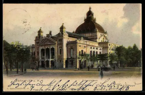 Lithographie Frankfurt a. M., Schauspielhaus