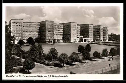 AK Frankfurt-Westend, Verwaltungsgebäude der I.G. Farbenindustrie, Panorama