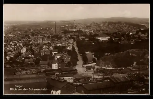 AK Siegen, Totalansicht von der Schemscheid