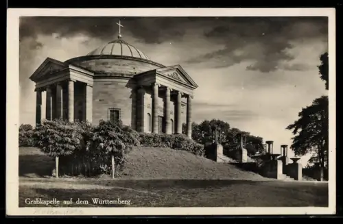 AK Rotenberg, Grabkapelle auf dem Württemberg, Panorama