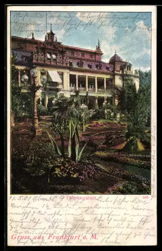 AK Frankfurt-Westend, Palmengarten
