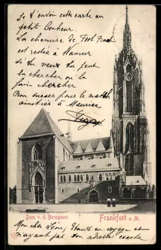AK Alt-Frankfurt, Dom von der Borngasse