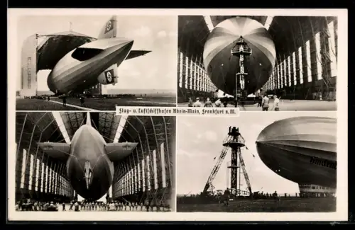 AK Frankfurt / Main, Flug- und Luftschiffhafen Rhein-Main, 