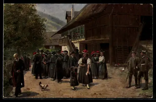 Künstler-AK Heinrich Hoffmann: Schwarzwaldserie II., Blatt 9 Nr. 194