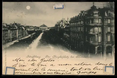 AK Strassburg, Der Broglieplatz