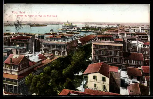 AK Port Said, Entrée du Canal et Vue de Port Said
